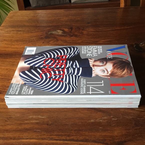 VOGUE 2016 Oct Nov Dec Lupita Nyongo Emma Stone Michelle Obama (Set of 3) - Picture 6 of 8